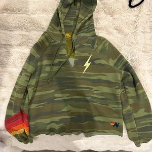 Cropped aviator nation sweatshirt